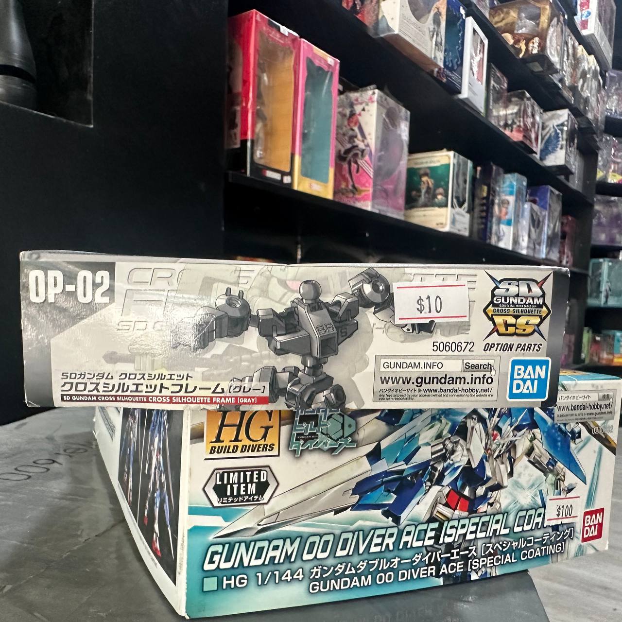 SD Gundam Cross Silhouette Frame Gray